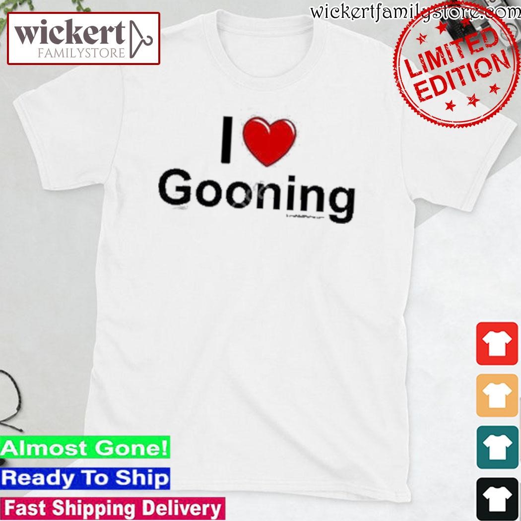 Official I Love Gooning Shirt
