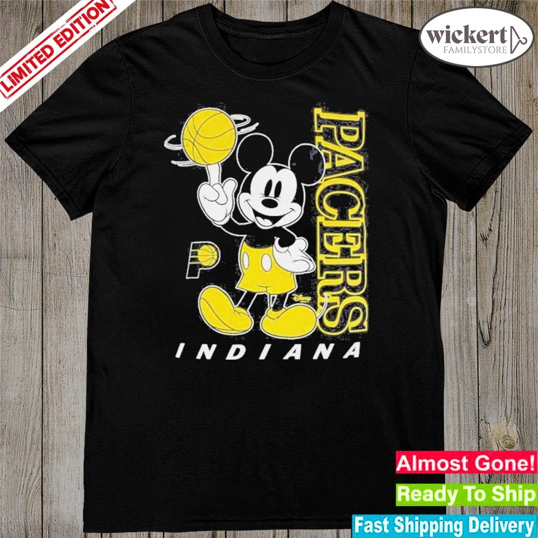 Official Indiana Pacers Disney Vintage Mickey Mouse Baller Shirt