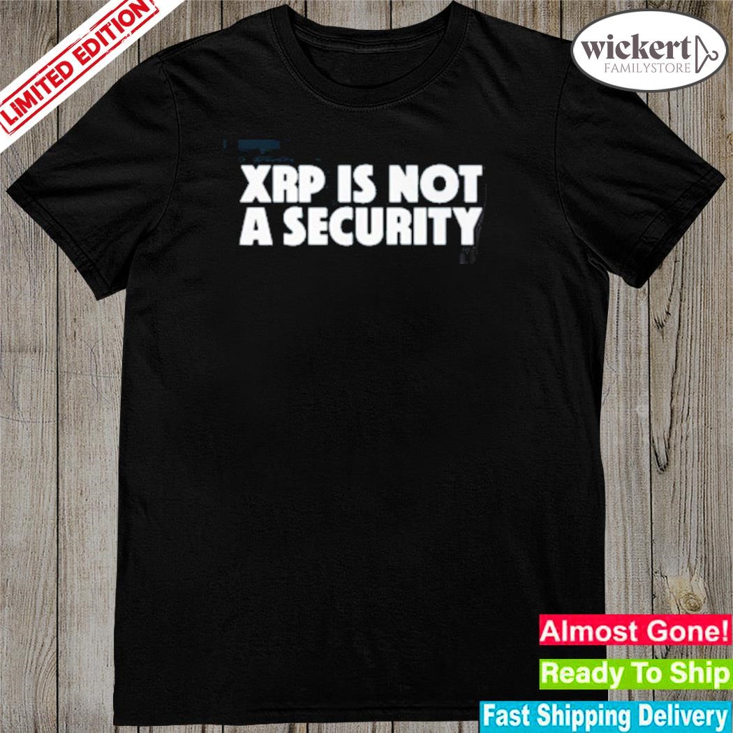 Official Jeremy Hogan Xrp Is Not A Security Shirt