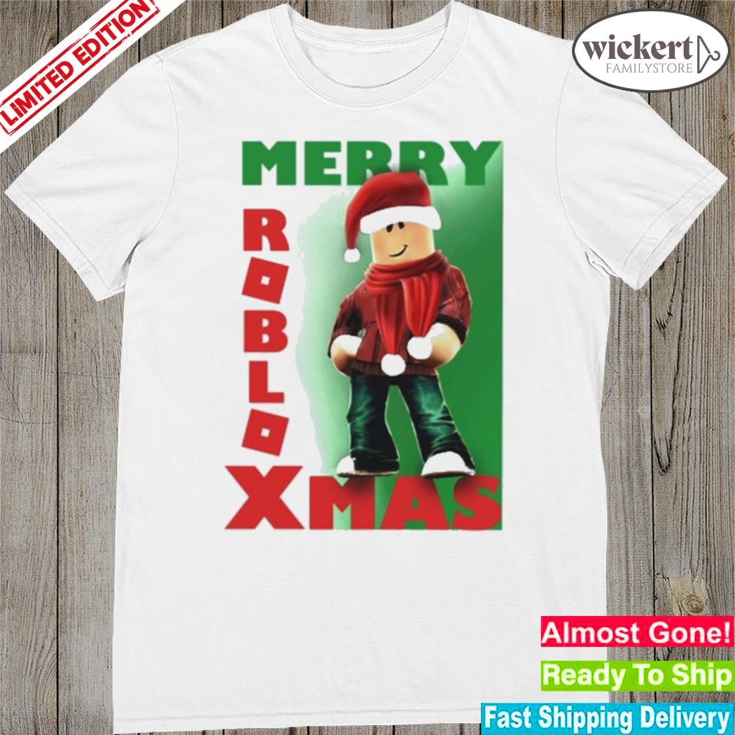 Official Merry Roblox Xmas Christmas Boy shirt