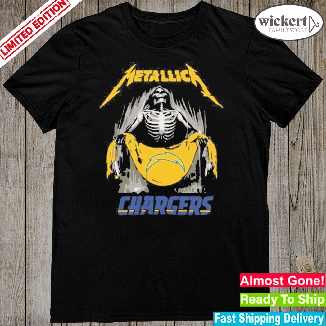 Official NFL Metallica Los Angeles Chargers Shirt