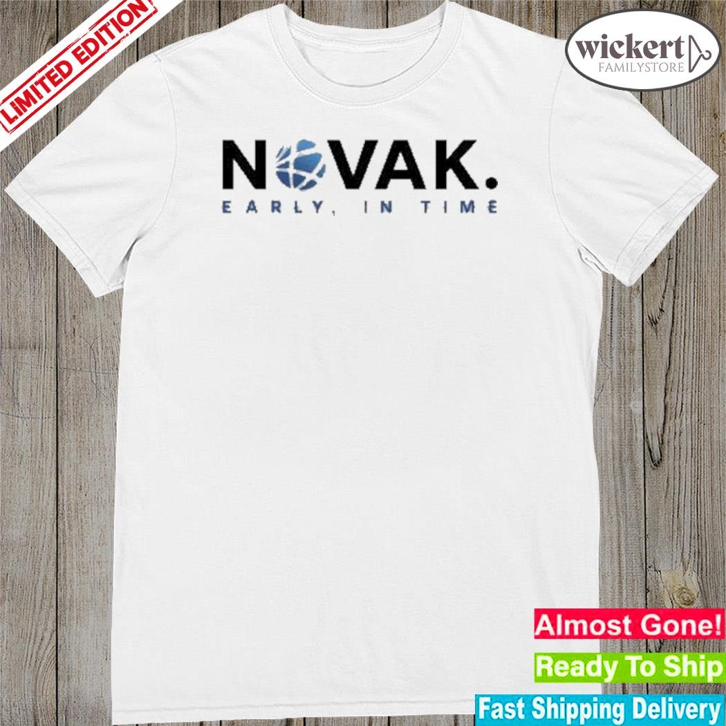 Official Novak Djokovic Foundation Novak Early In Time shirt