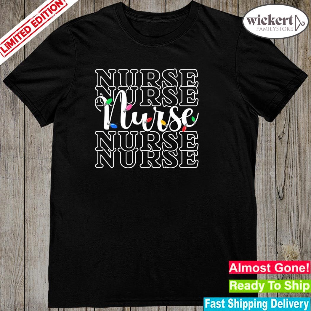 Official Nurse Nurse Nurse Nurse Nurse merry christmas shirt