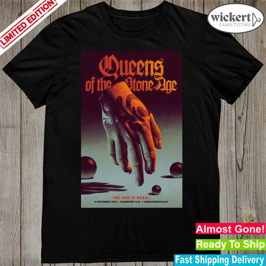 Official Queens of the Stone Age in Frankfurt November 8th, 2023 Poster shirt