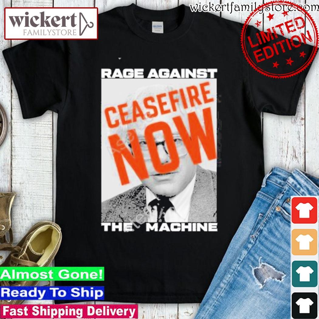 Official Rage Against The Machine Ceasefire Now shirt