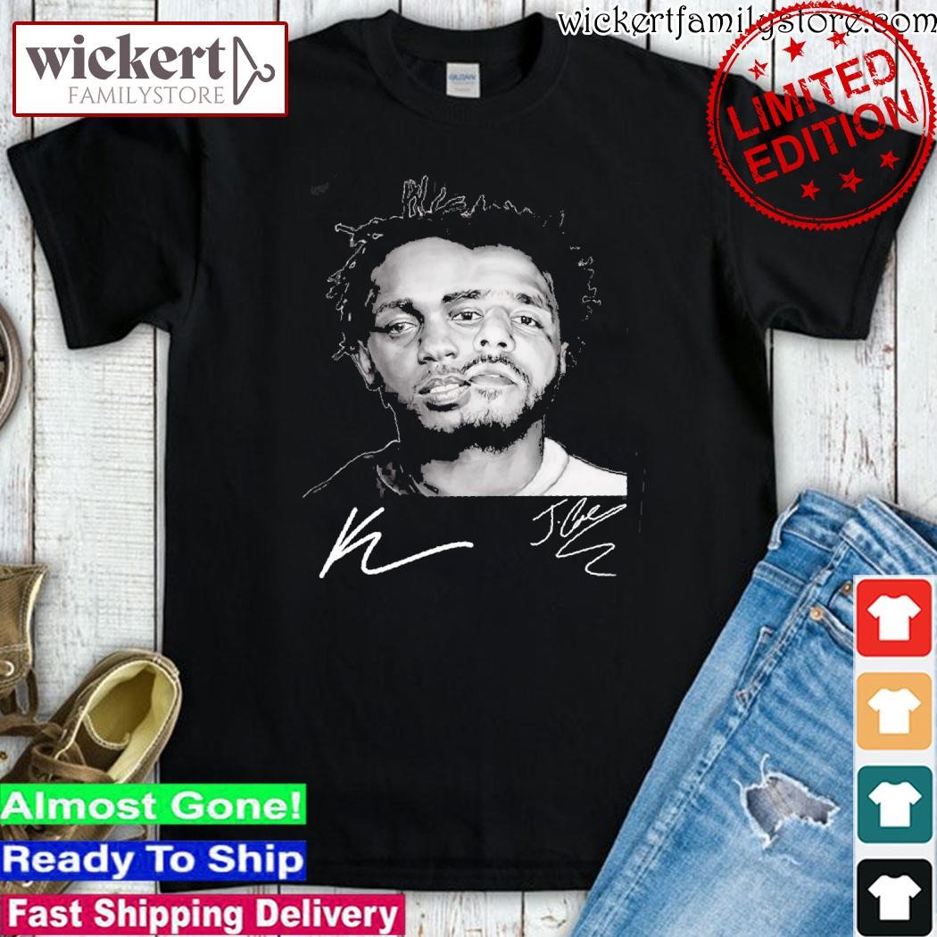 Official Rapper J.cole Kendrick Lamar signatures shirt