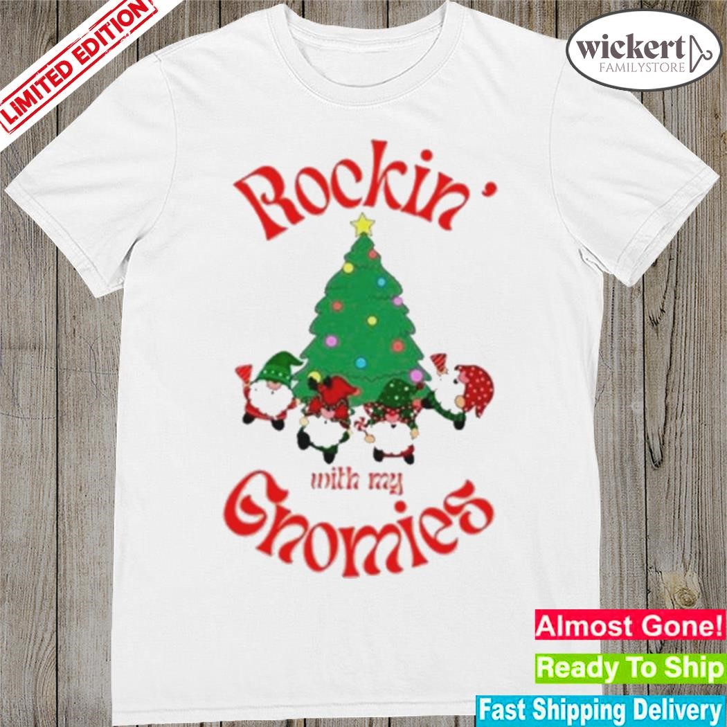 Official Rockin’ with my gnomies Christmas tree shirt