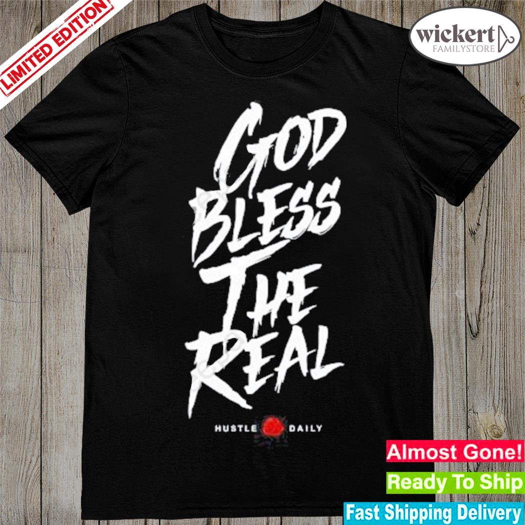 Official Ryan Clark Wearing God Bless The Real Hustle Daily shirt