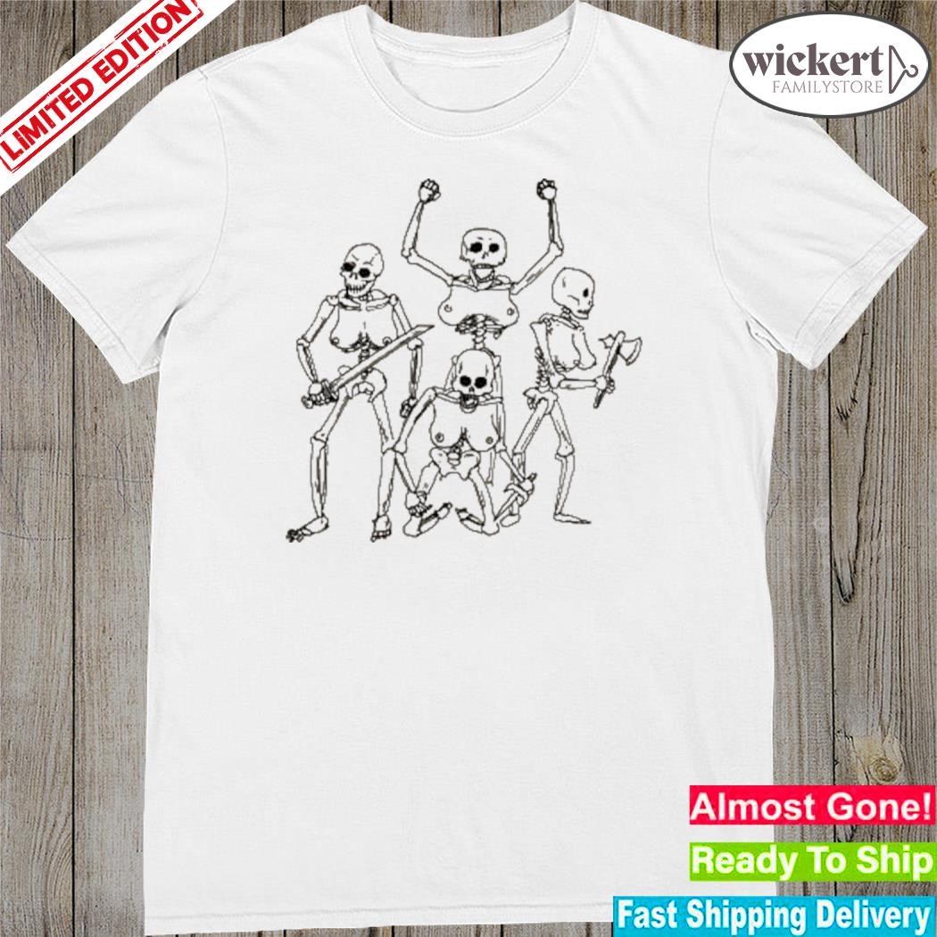 Official Skeleton Warriors With Big Titties Shirt