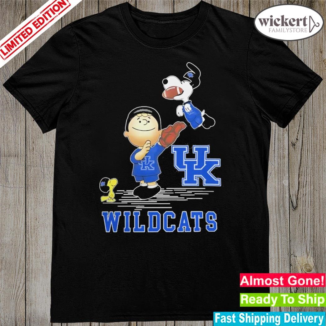 Official Snoopy And Woodstock Kentucky Wildcats The Peanuts Christmas 2023 shirt