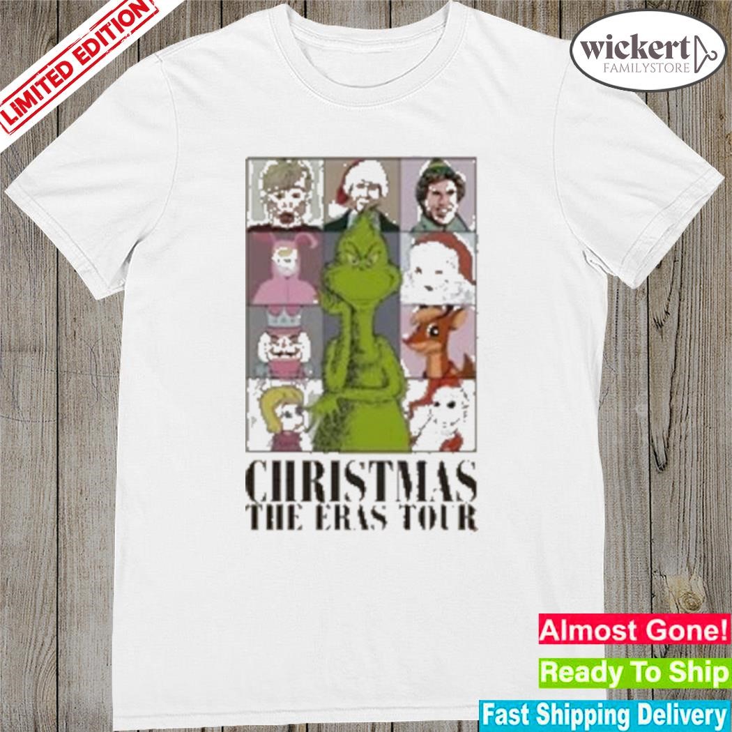 Official The Grinch Eras Tour Christmas shirt