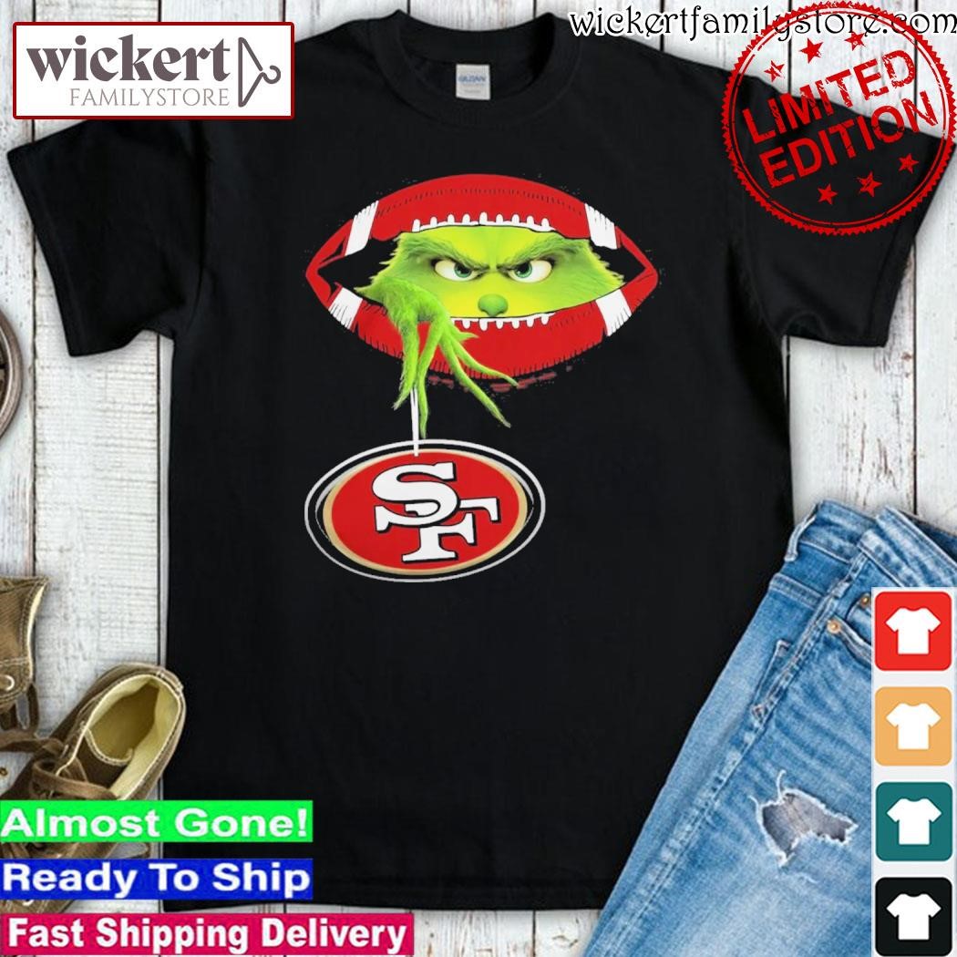 Official The Grinch Hold San Francisco 49ers Shirt