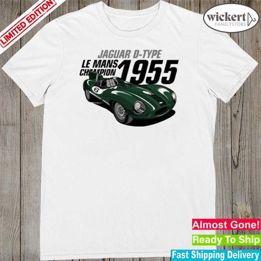 Official Trending Jaguar D-Type Le Mans Champion 1955 shirt