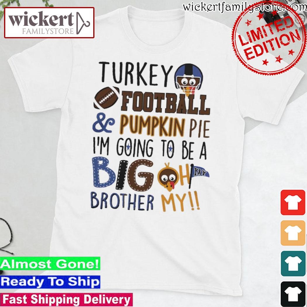 Official Turkey Football Brother Thanksgiving shirt