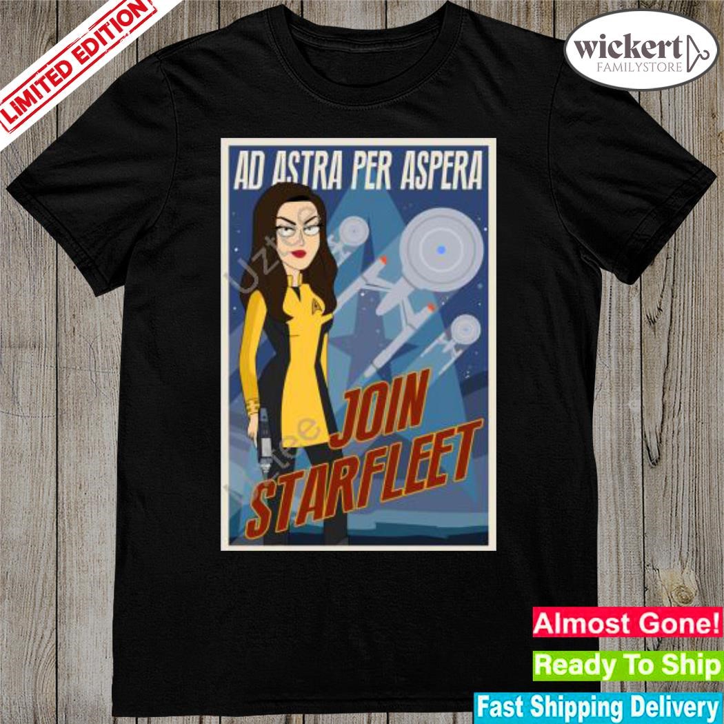 Official ad Astra Per Aspera Join Starfleet T-Shirt