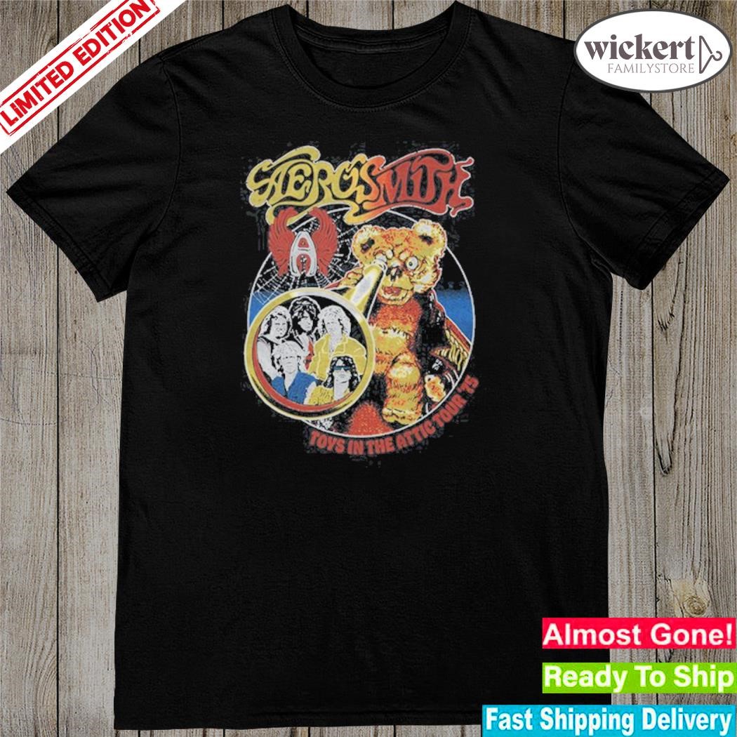 Official aerosmith toys in the attic shirt