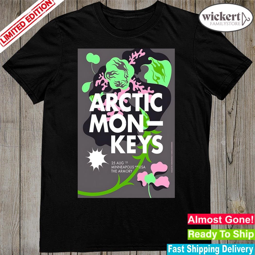 Official arctic Monkeys North American Tour 2023 Minneapolis, MN Poster shirt