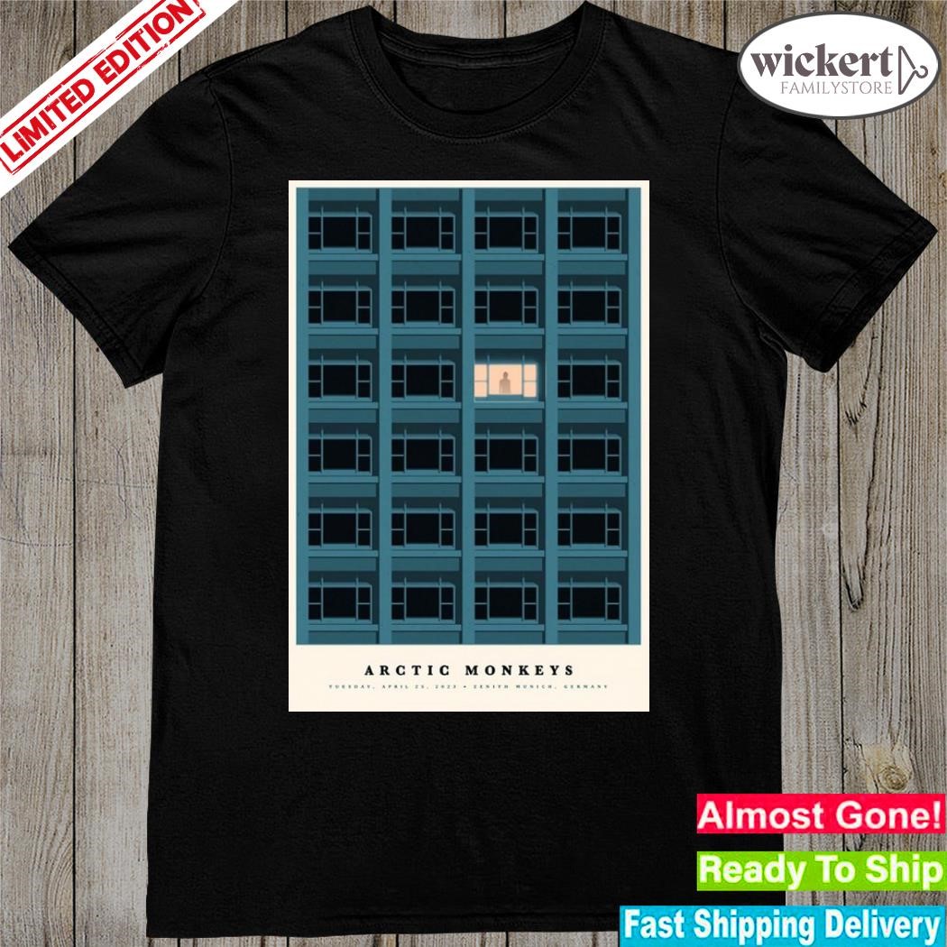 Official arctic monkeys 2023 munich Germany poster shirt