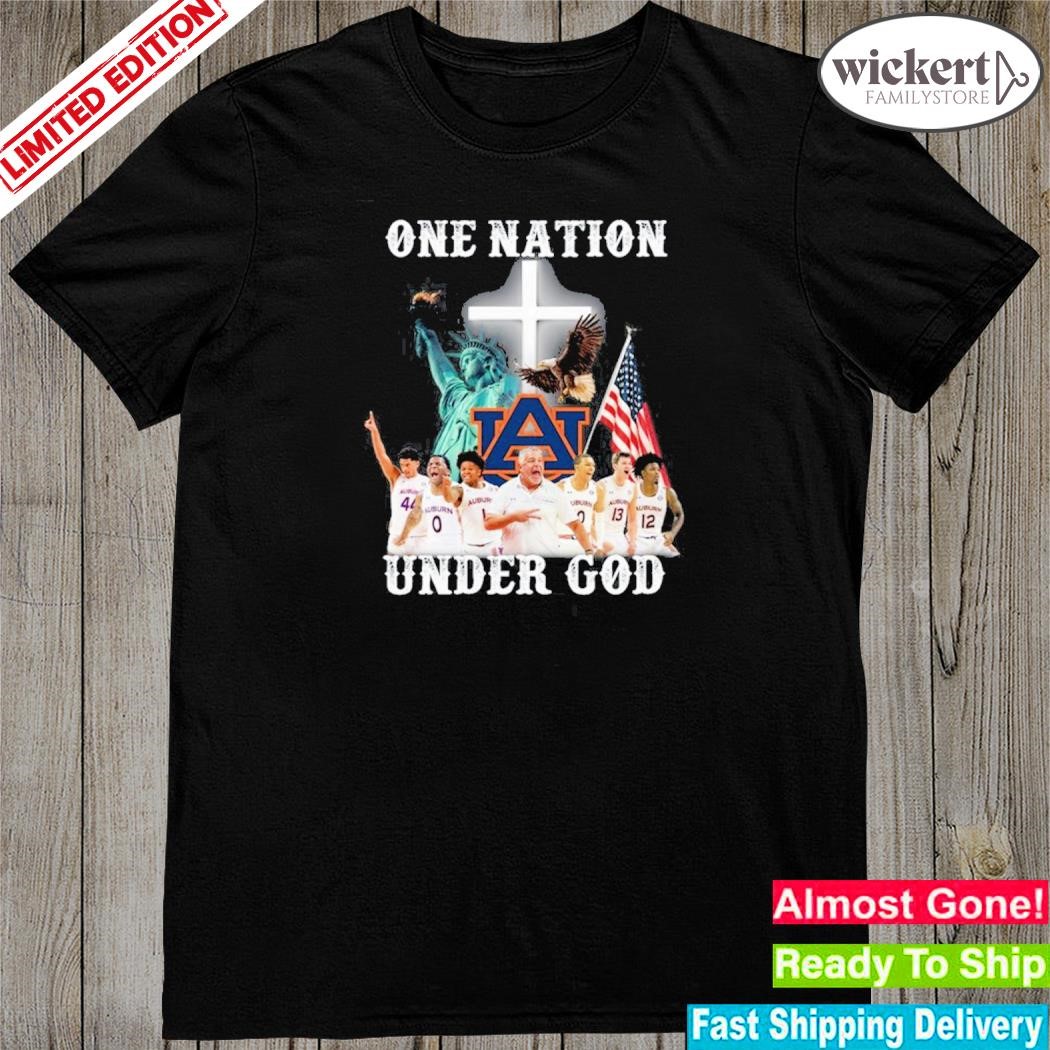 Official auburn tigers one nation under god shirt