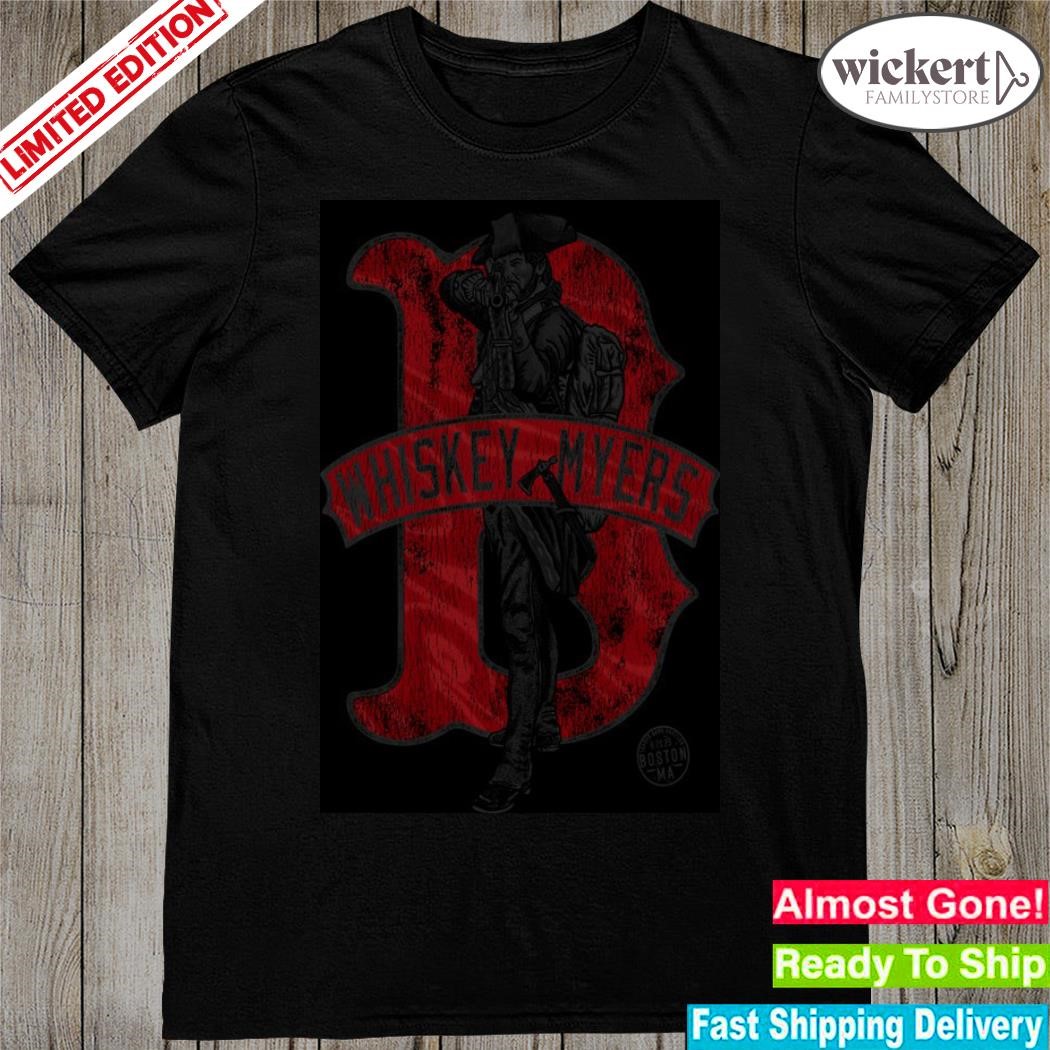 Official august 23 2023 whiskey myers Boston shirt