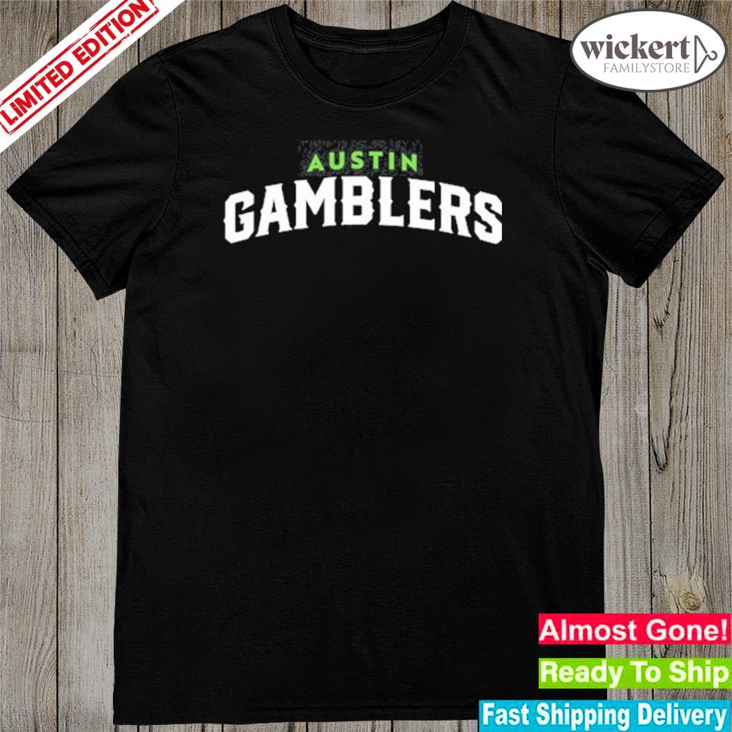 Official austin Gamblers 2023 T-Shirt