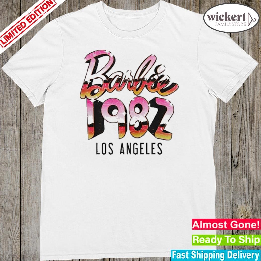 Official barbie 1982 Los Angeles Shirt