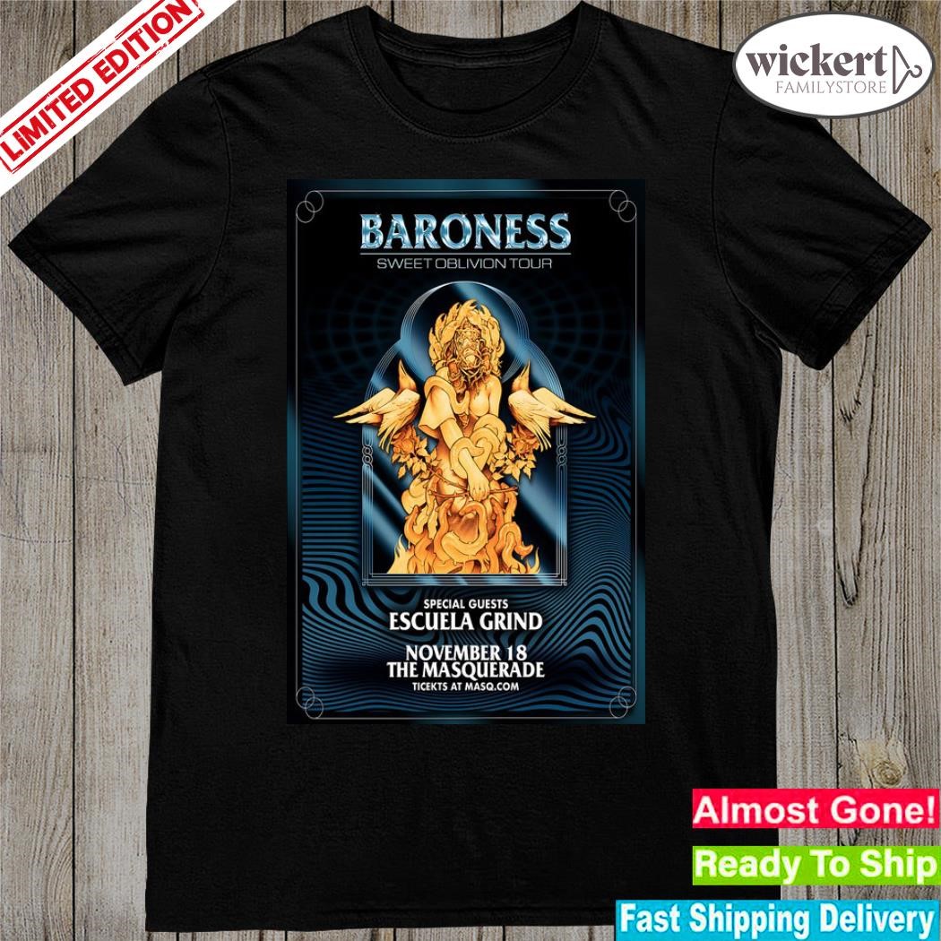 Official baroness Sweeet Oblivion Tour 2023 Poster shirt