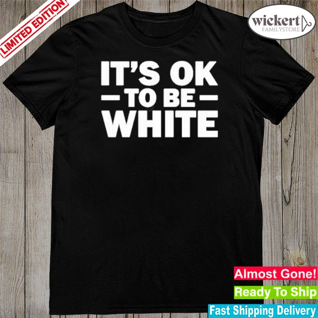 Official bipoc doing racism it's ok to be white shirt