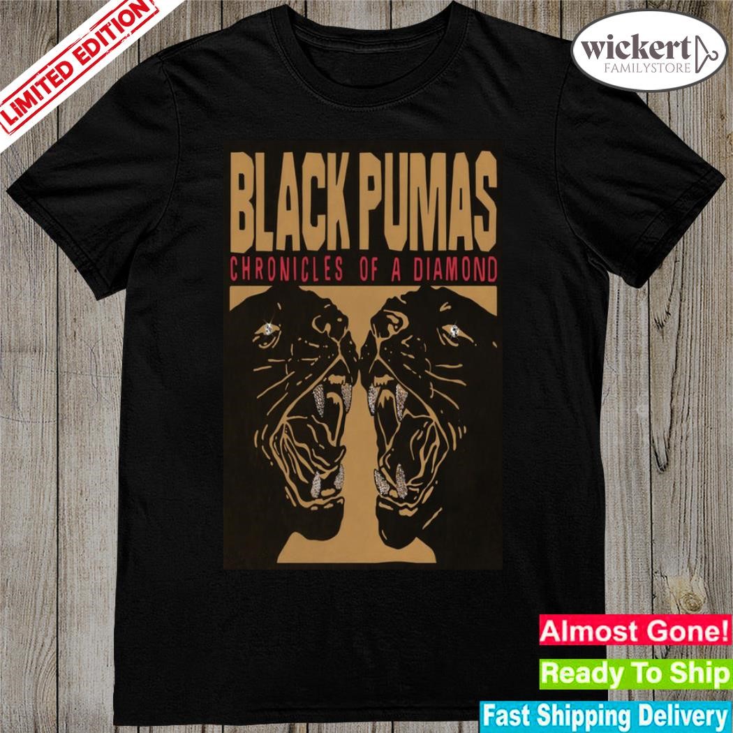 Official black Pumas Chronicles of a Diamond Album October 27, 2023 Poster shirt