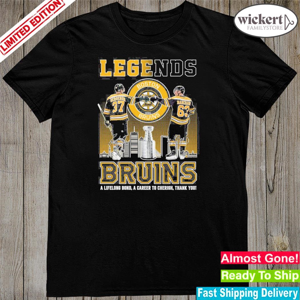 Official boston Bruins legends bergeron and marchand shirt