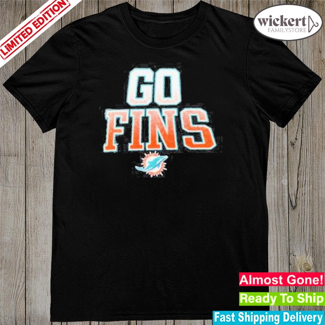 Official branded Charcoal Miami Dolphins Shirt