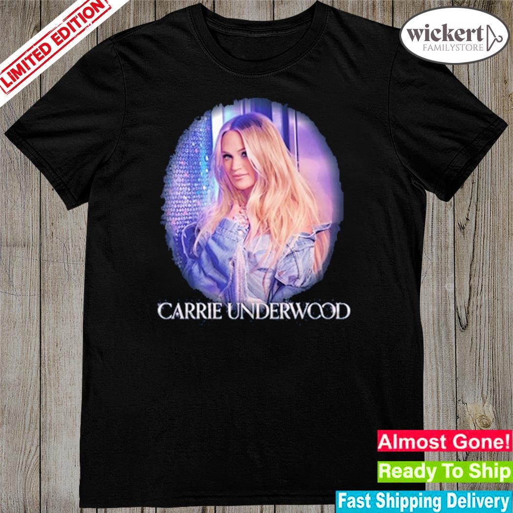 Official carrie underwood denim and rhinestones deluxe shirt