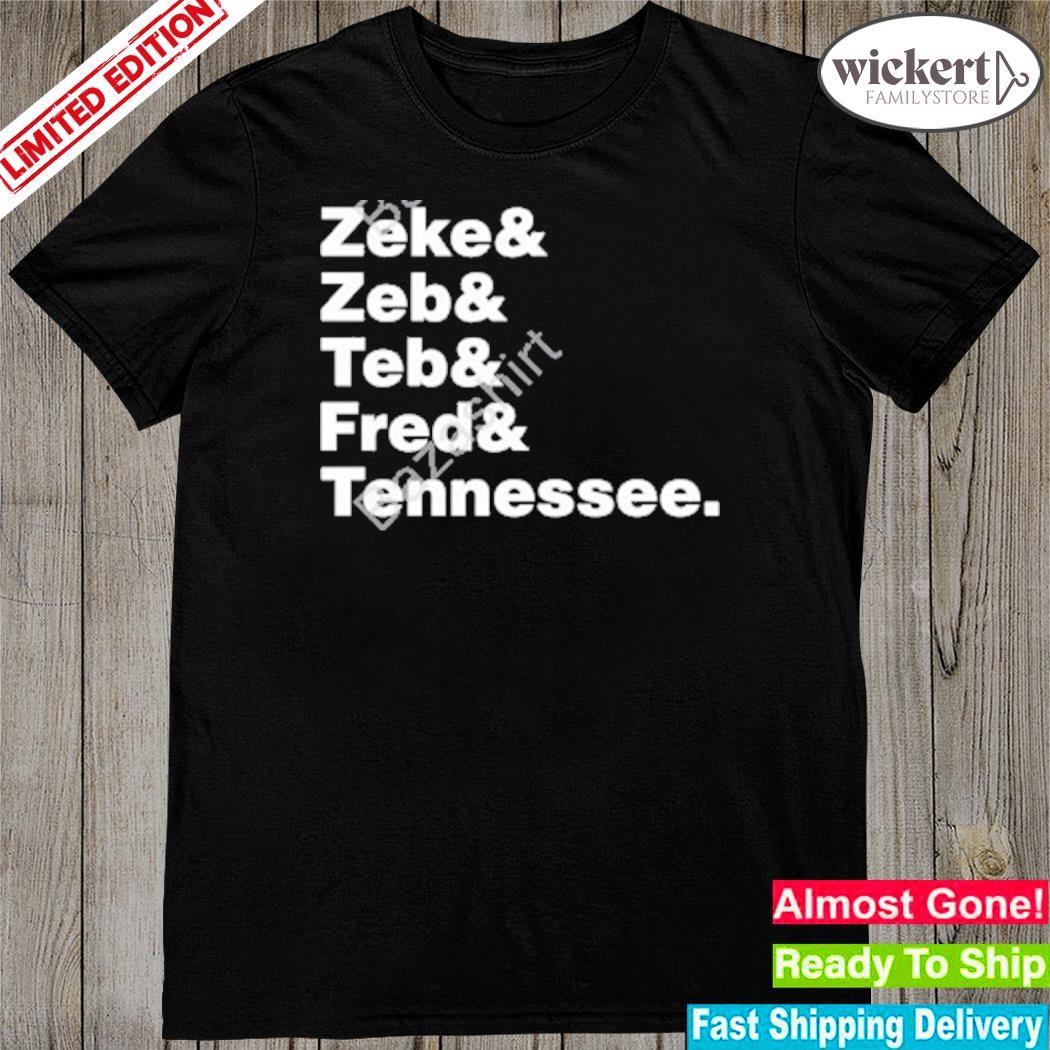 Official cartarsauce zeke zeb ted fred Tennessee shirt