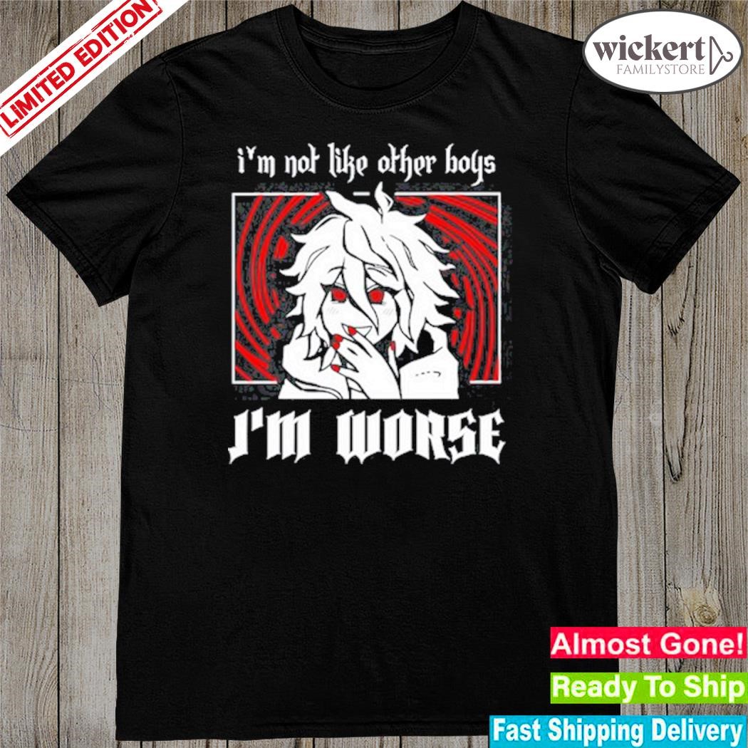 Official cattenco I'm Not Like Other Boys I'm Worse Shirt