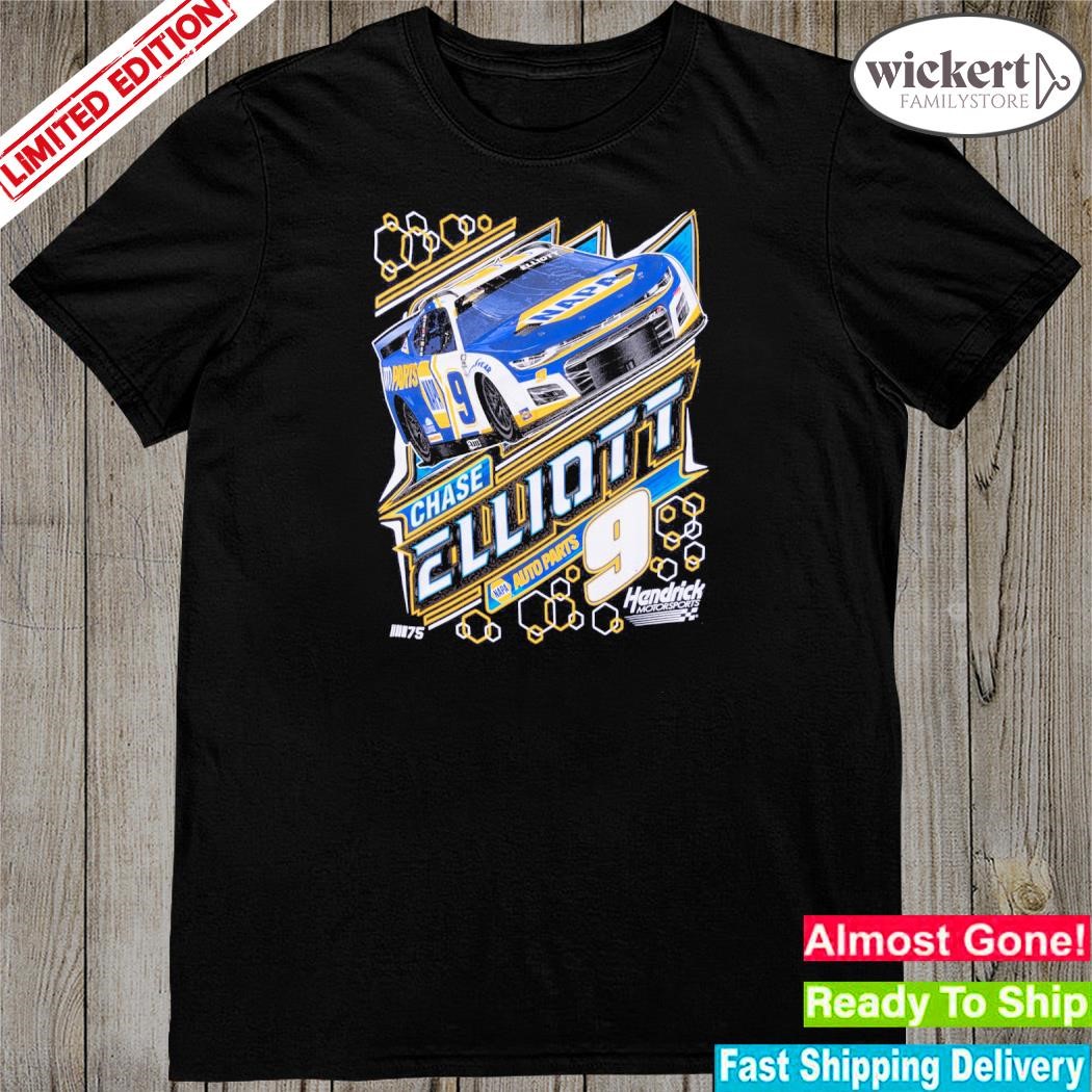 Official chase elliott #9 2023 napa glow-in-the-dark shirt