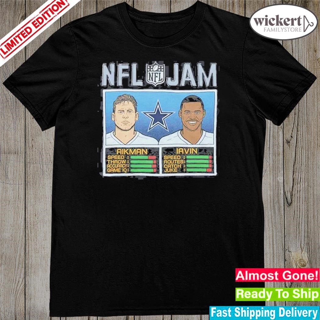 Official cheap NFL jam Cowboys troy aikman and michael irvin shirt