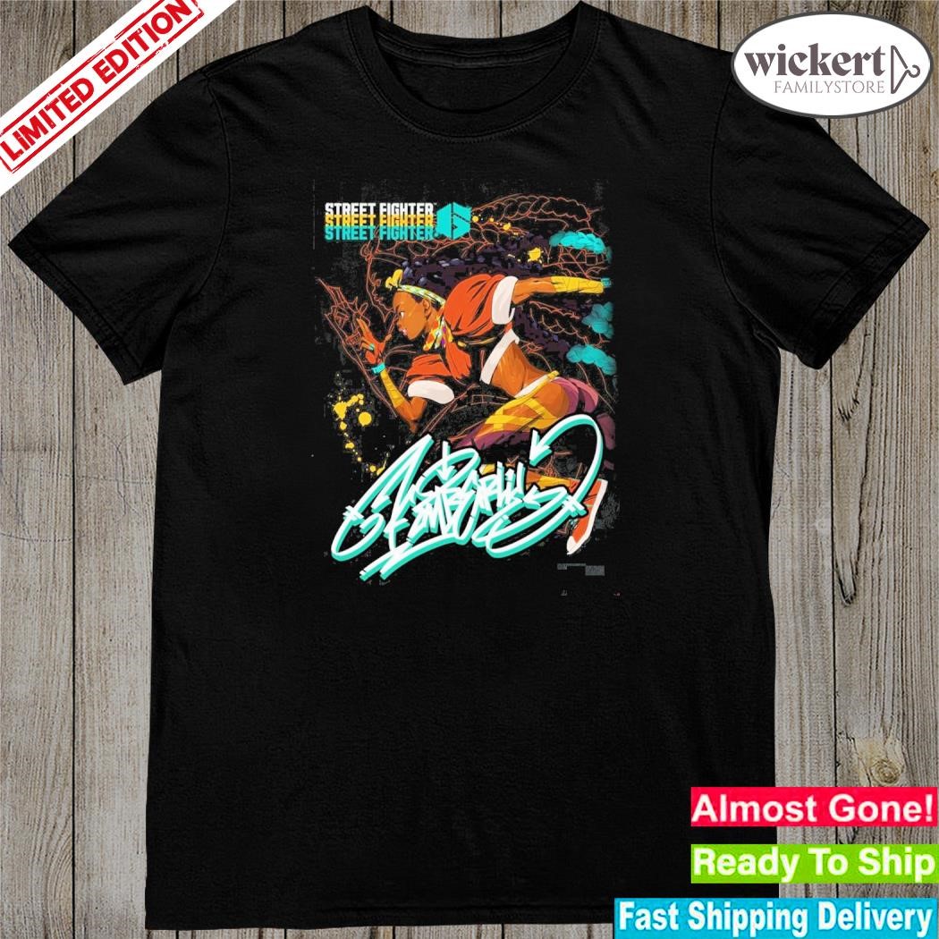 Official cheap kimberly character street fighter 6 shirt