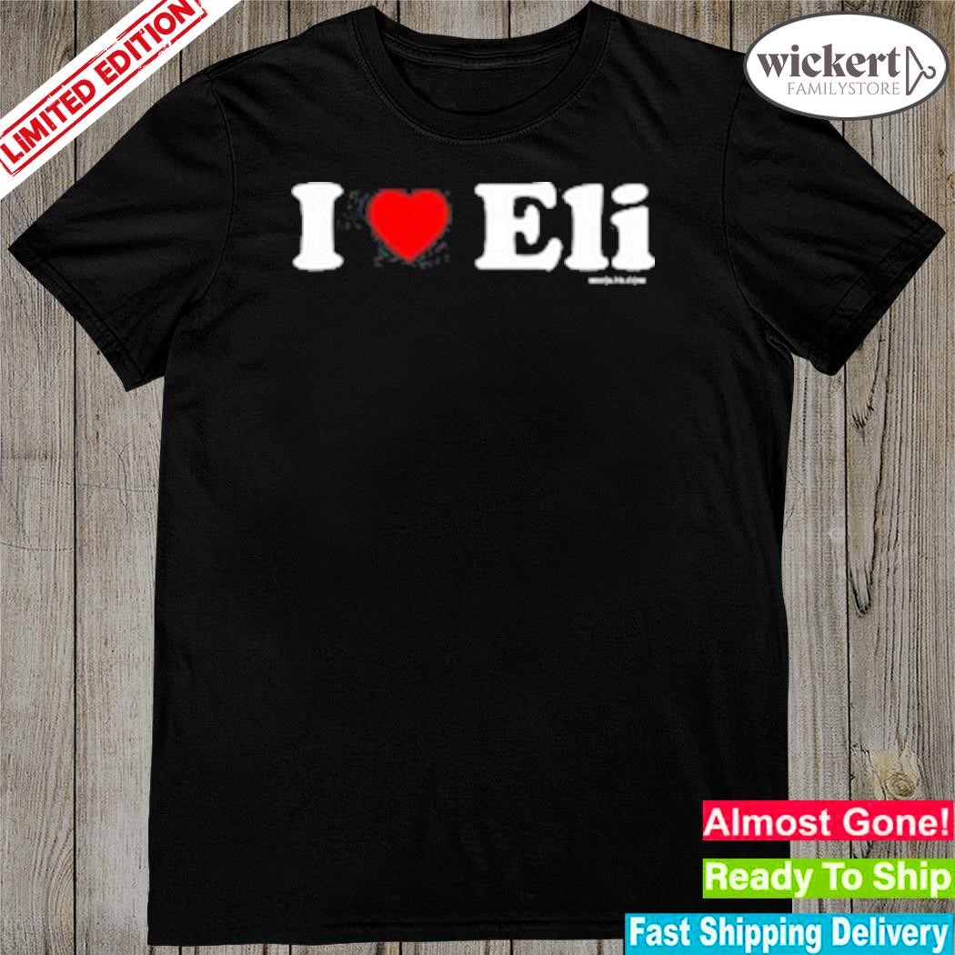 Official chris snee I love elI shirt