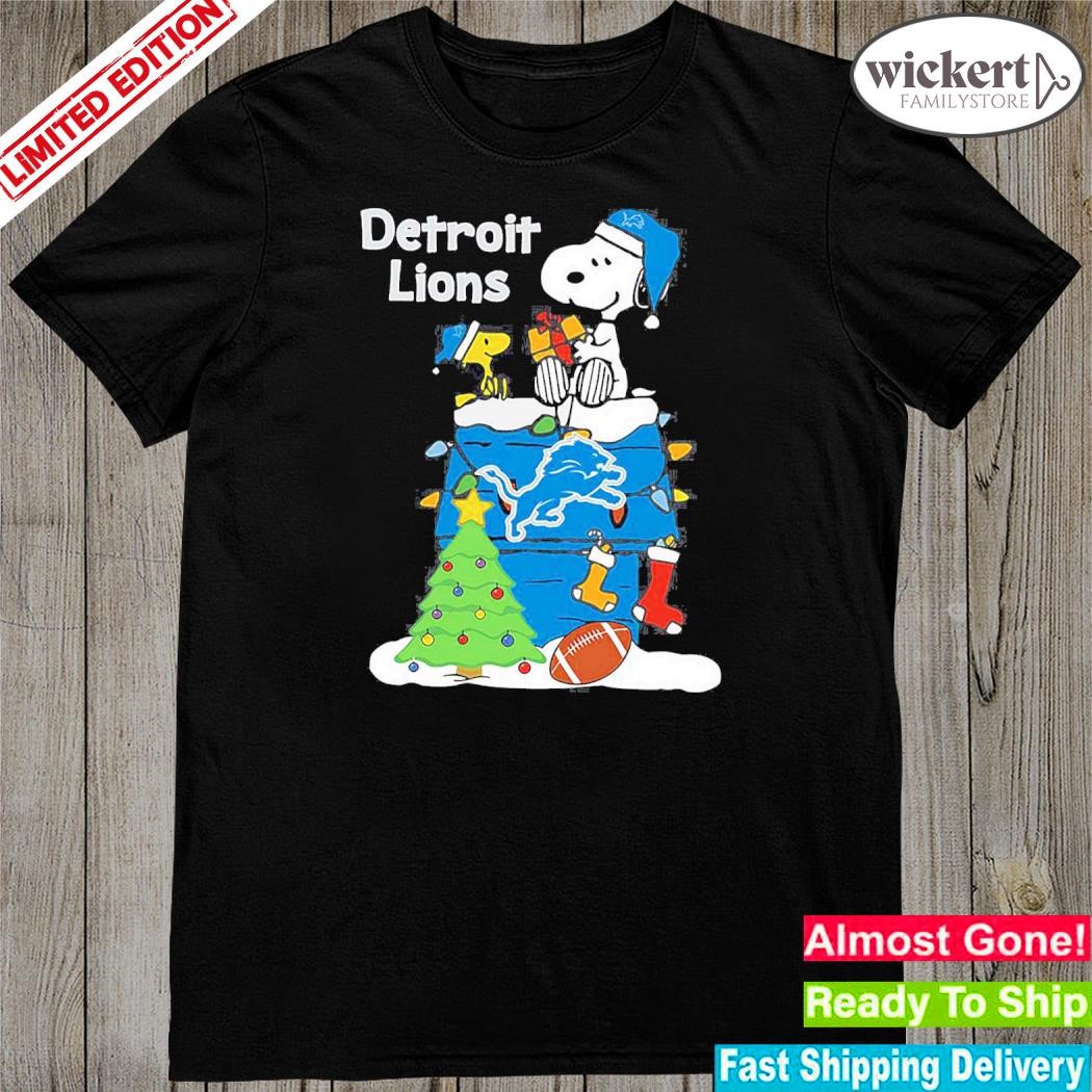 Official christmas Snoopy Detroit Lions Shirt