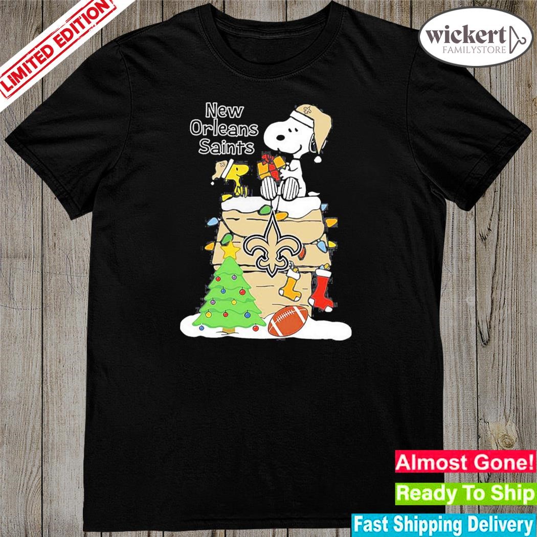 Official christmas Snoopy New Orleans Saints Shirt
