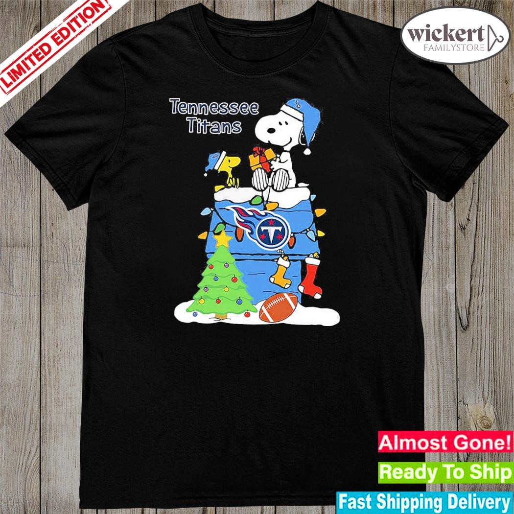 Official christmas Snoopy Tennessee Titans Shirt