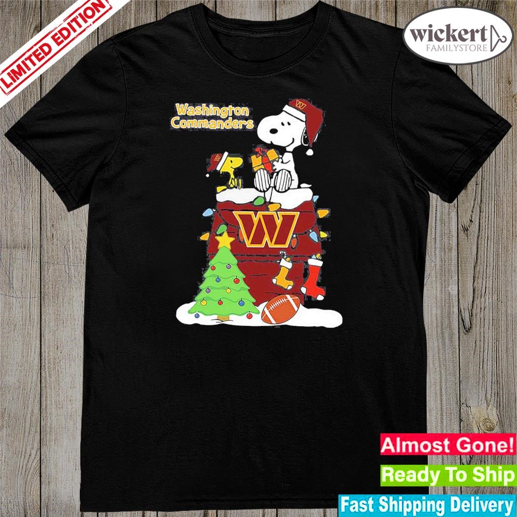 Official christmas Snoopy Washington Commanders Shirt