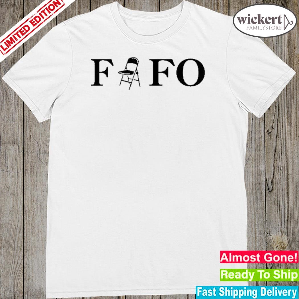 Official clapbackk fafo Folding Chair Shirt