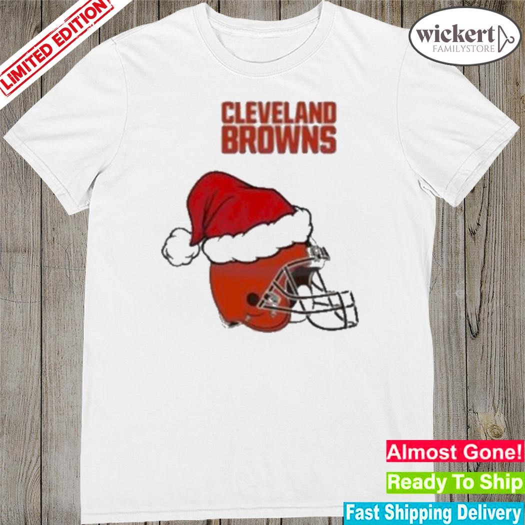 Official cleveland browns Christmas logo 2023 shirt