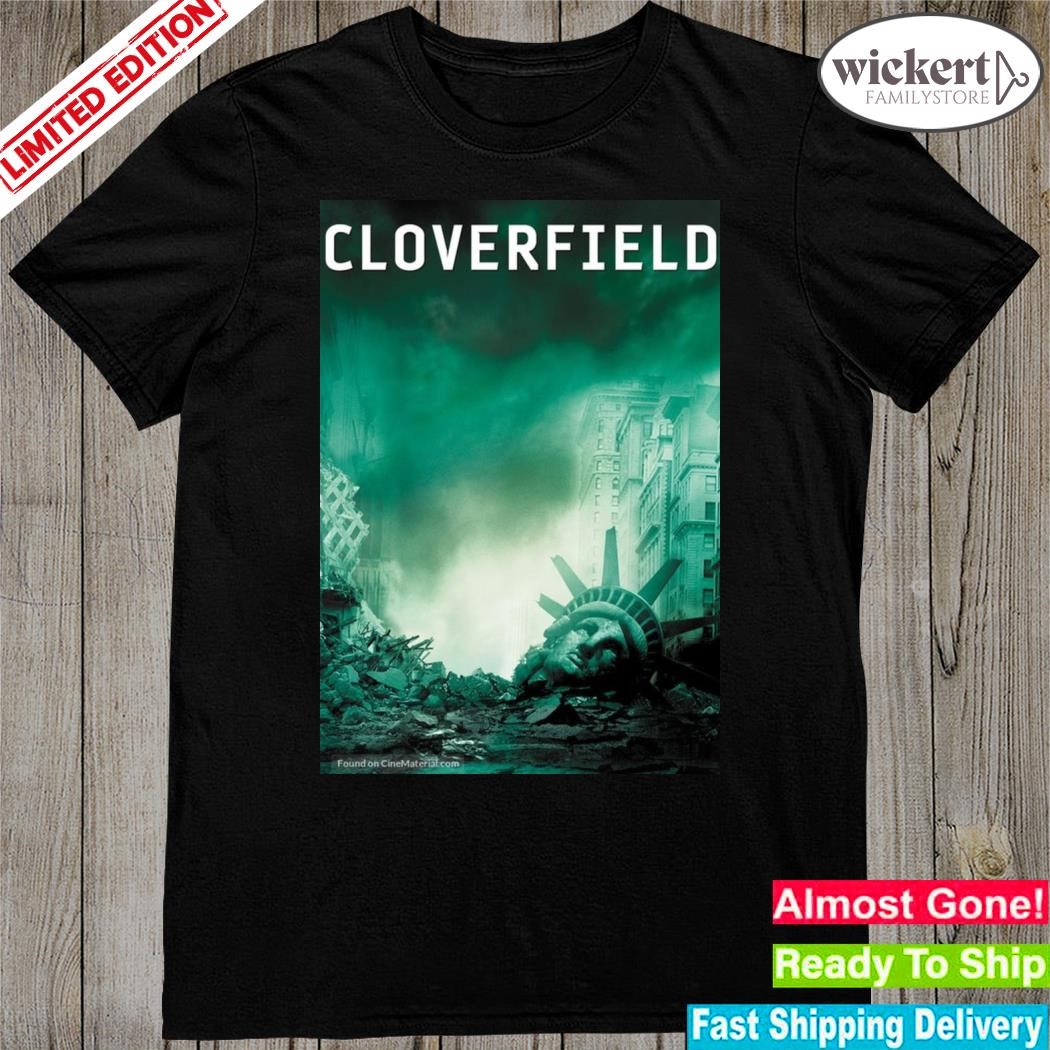 Official cloverfield poster canvas wall art shirt