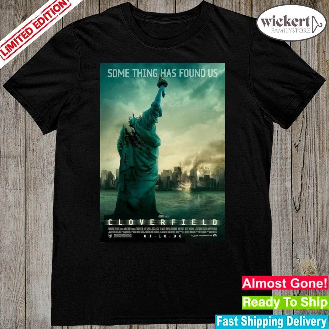 Official cloverfield poster some thing has found us canvas wall art shirt