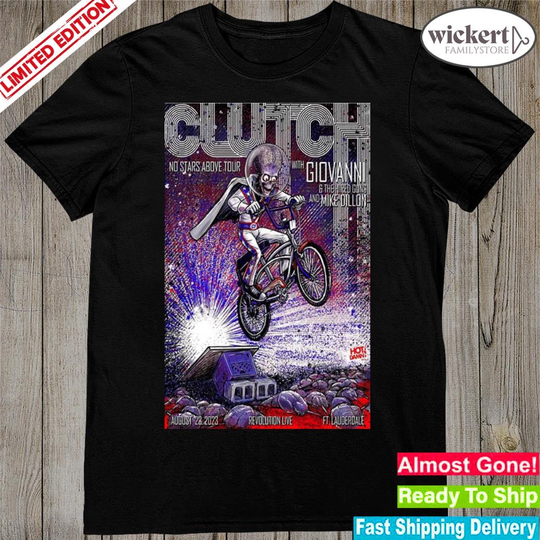 Official clutch tour ft. lauderdale fl 2023 poster shirt