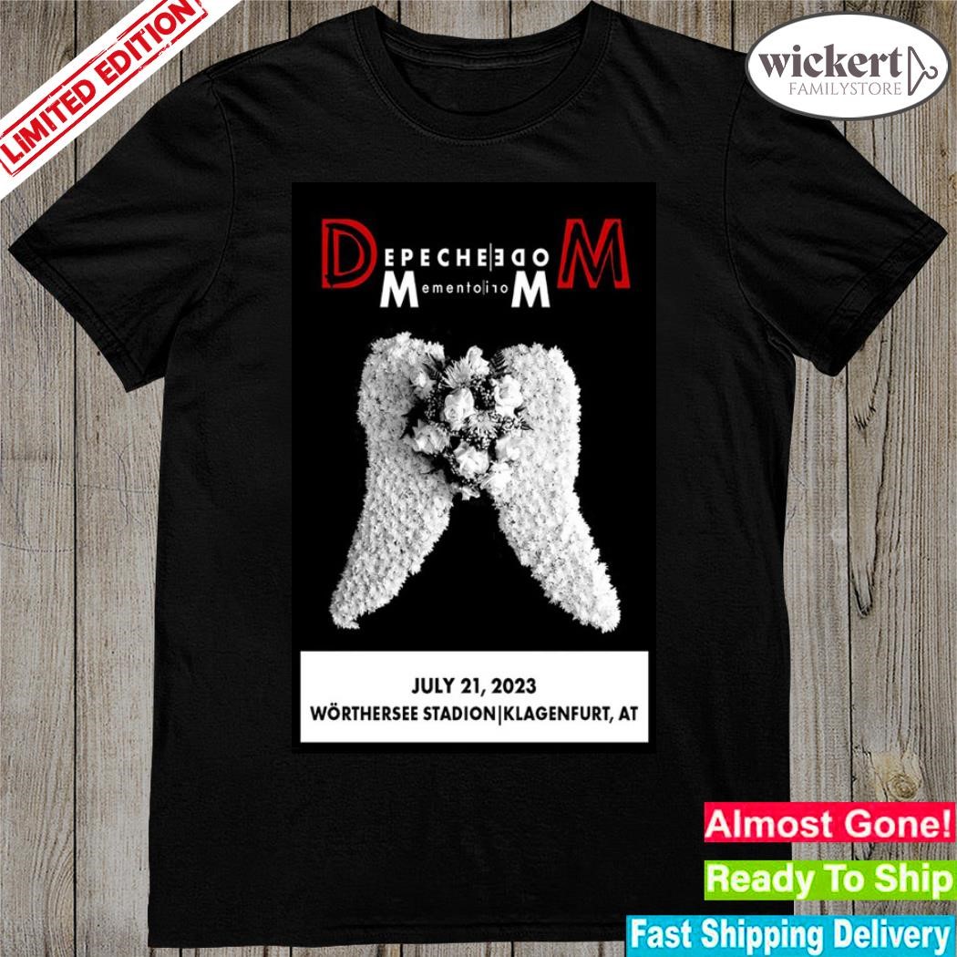 Official depeche mode july 21 2023 wörthersee-stadion klagenfurt Austria poster shirt