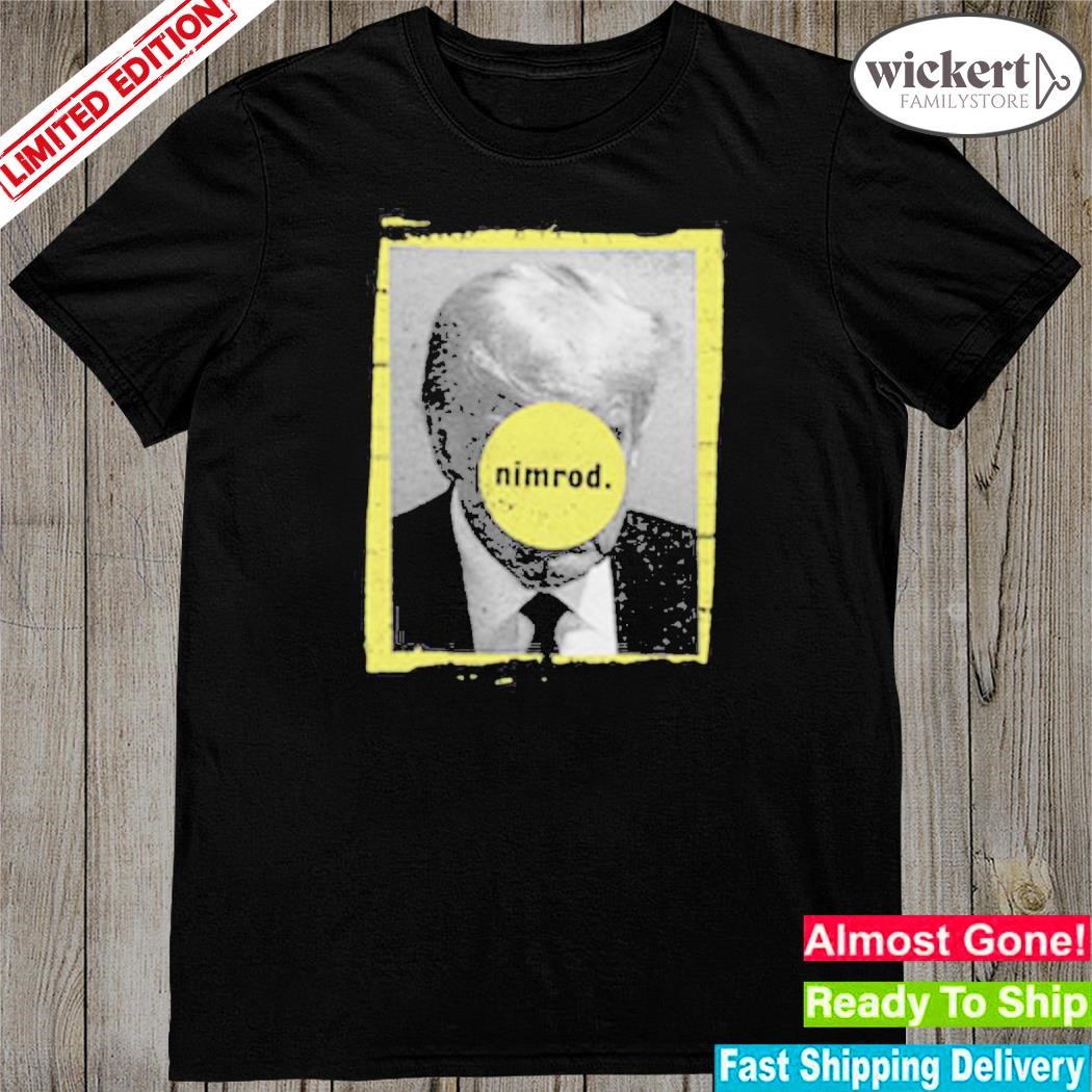 Official donald Trump Nimrod Mug Shot Green Day T-Shirt