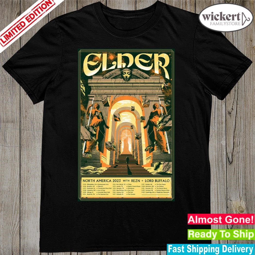 Official elder band north America tour 2023 poster shirt